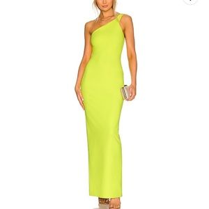 SOLACE London Loretta Maxi Dress in Citrus